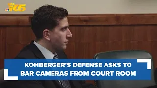 Defense for Bryan Kohberger files motion to remove cameras from the courtroom