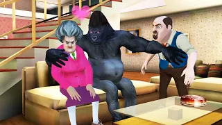 НОВЫЙ МУЖ Училки Мисс Ти учительница Scary Teacher 3D ДЕЛАЮ КОНЦОВКУ против Miss T