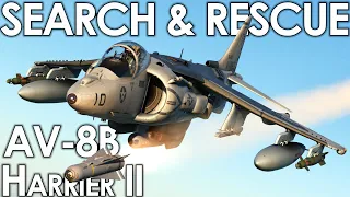 DCS World at its Finest! | AV-8B Harrier II Combat Search and Rescue