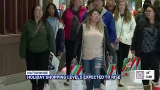 Holiday shopping levels expected to rise through December