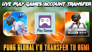 Transfer Pubg Play Store Account to BGMI | How To Transfer Data From Pubg Global Play Games To BGMI