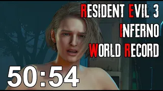 Resident Evil 3 Inferno Speedrun Former World Record - 50:54