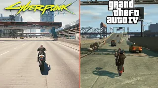 Cyberpunk 2077 Vs. Gta 4 Comparison