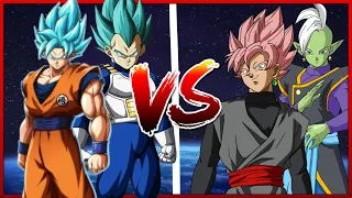 Goku And Vegeta VS Black And Zamasu - Dragon Ball Z Budokai Tenkaichi 4 (PS2)