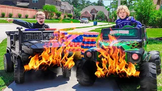 Power Wheels Monster Trucks | Kids Police | Videos for Kids