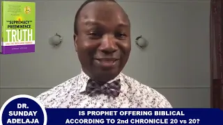 IS PROPHET OFFERING BIBLICAL? #DSATV.