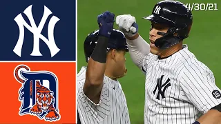 New York Yankees Vs. Detroit Tigers | Game Highlights | 4/30/21