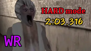 Slendrina Asylum HARD mode in 2:03.316 WR