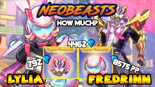 HOW MUCH DIAMONDS TO GET LYLIA AND FREDRINN - NEOBEASTS SKINS? - MLBB WHAT’S NEW? VOL. 145