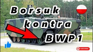 Borsuk kontra BWP 1 dane techniczne Ciekawy nowy materiał #borsuk #bwp