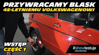 Volkswagen Golf MK1 GLD (1979) - operacja DETAILING - część 1 [ #showtestuje ] VLOG 4K