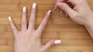 How to Do French Ombre Nails | Using Regular Polish | Trying French Ombre on Acrylic Nails