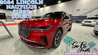 First Look At The 2024 Lincoln Nautilus!! 2023 Miami International Auto Show!