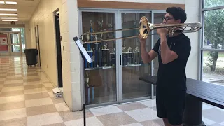 2019 NC All State Orchestra Audition - Elijah Van Camp-Goh, trombone