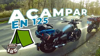 VIAJAR y ACAMPAR en MOTO 125 | Parte 1