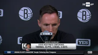 Steve Nash on blowout win over Celtics