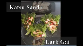 Japanilainen Katsu Sando | thaimaalainen Larb Gai