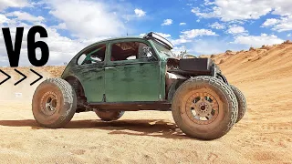 V6 Baja Bug + Dust Buggy RIPPING Hill Climbs 😏👌