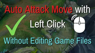 Bind Attack Move on left click - official keybind