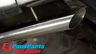 Fox Body Mustang reclaims its classic sound: Flowmaster 2.5" Stainless Steel CatBack Exhaust Install