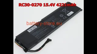 Razer RZ09-02705E75 RC30-0270 15.4 volts. 4221mAh/65WH. Limited Charge V 17.6 volts