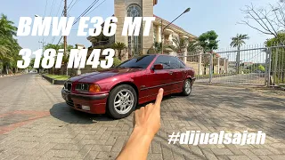 BMW E36 318i M43 DIJUAL SAJAH RED CALYPSO CANTIK LUAR DALAM | E36 INDONESIA