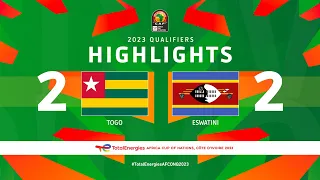 Togo 🆚 Eswatini | Highlights - #TotalEnergiesAFCONQ2023 - MD1 Group B