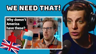 American Reacts to 7 British Things We Don't Have In America!