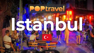 Walking in ISTANBUL / Turkey 🇹🇷- Night Tour to Karaköy - 4K 60fps (UHD)