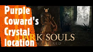 Dark Souls Remastered [Purple Coward's Crystal location]