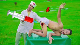 Must Watch New Comedy Video 2023 Injection Funny Video New Doctor Comedy Try To Not Laugh Epi 42