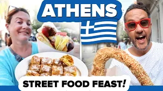 Ultimate Greek Street Food Tour in Athens 🤤 EAT THIS in Greece