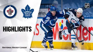 Jets @ Maple Leafs 3/11/21 | NHL Highlights