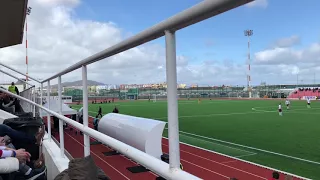 Royal Air Force Plane Landing at Gibraltar During Football Game Against Latvia 25/3/18