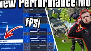 *FORTNITE PERFORMANCE MODE TUTORIAL*TÖBB FPS