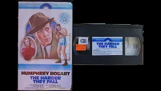 Closing to The Harder They Fall 1979 VHS (1982 Reprint with 1979 labels & packaging)