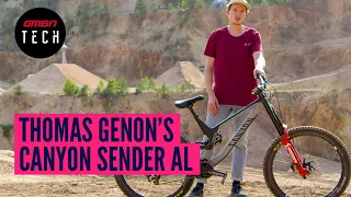 Thomas Genon's 2020 Canyon Sender AL Freeride Bike | GMBN Tech Pro Bike Check