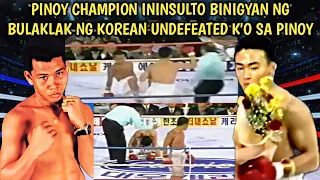 🇵🇭 Pinoy Ininsulto Binigyan ng Bulaklak ng Hambog na Korean Undefeated