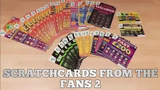 SCRATCHCARDS From The Fans 2