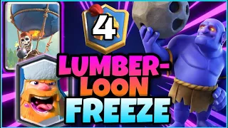 LumBerLooN FreeZe on Top 4 Ladder | Clash Royale