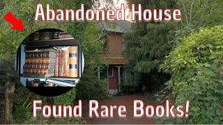 We Explore A Creepy Abandoned House & Find Some Rare Books!!