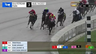 Gulfstream Park Carrera 3 - 14 de Agosto 2021