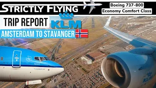 KLM Boeing 737-8 | Amsterdam to Stavanger | Trip Report | February 2022