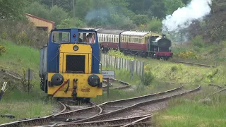 NCB Industrial Steam and Diesel on The "Pontypool & Blaenavon Railway" . 28/05/23 #Blaenavon