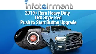 2019-2023 Ram 2500 - TRX Style Red Push to Start Button Upgrade - Episode 26