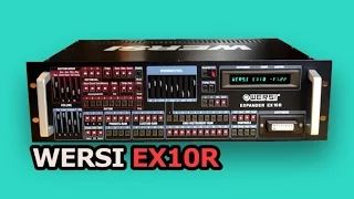 WERSI EX10R Synthesizer Expander with 8-bit drums 1985 | HD DEMO | SAMPLE PACK