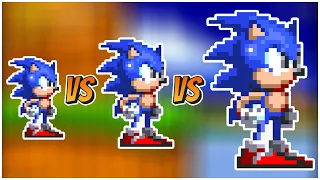 Sonic the Hedgehog (1991) Mini vs Normal vs Giant | Comparison