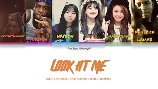 TWICE (트와이스) - Look at me (ft. XXXTENTACION, Fivio Foreign & Kendrick Lamar) COLOUR CODED LYRICS