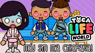 TOCA BOCA HISTORYJKI PO POLSKU 😨 MÓJ SYN MA CHŁOPAKA | TOCA LIFE WORLD