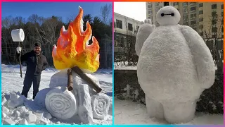 Amazing SNOW Art & 15 Other Cool Things